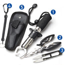 Kit 5Pcs Alicate De Pesca E Ferramentas Multifuncionais Para Os Lábios De Peixe