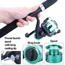 Kit 2 Varas De Pesca 60-120lbs Completo Com Carretel