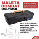Kit De Pesca 4 Vara E 4 Molinete Com Linha Maleta Acessórios