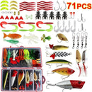 Kit de acessórios de pesca de 71pcs